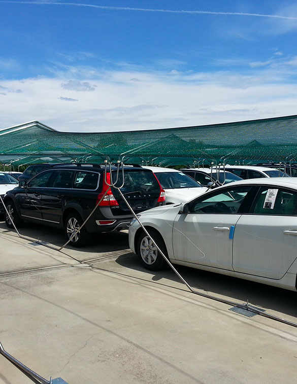 protezione antigrandine per auto